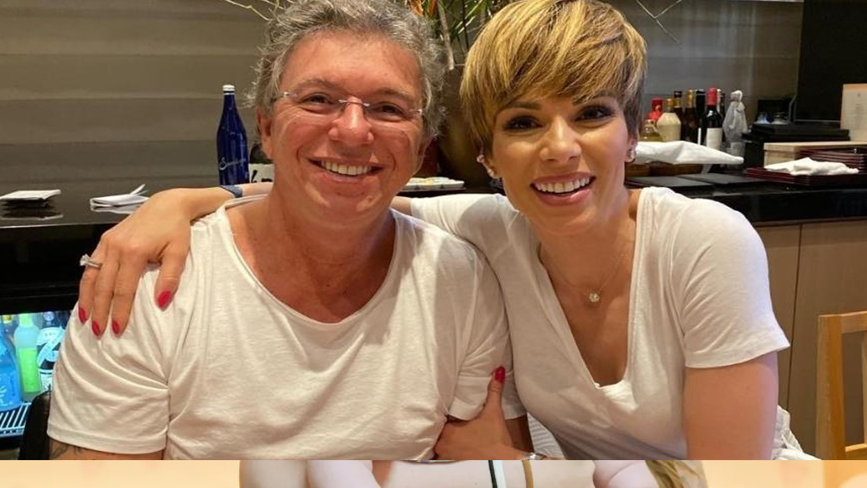 Ana Furtado e Boninho celebram 24 anos juntos e recriaram foto: ‘Uma história feliz!’