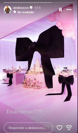 Deborah Secco faz superfestão para os 10 anos de Maria Flor: ‘Amo você demais’