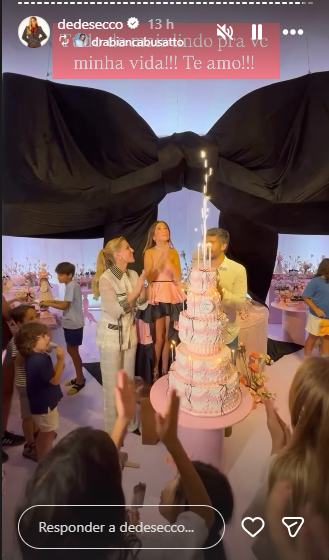 Deborah Secco faz superfestão para os 10 anos de Maria Flor: ‘Amo você demais’